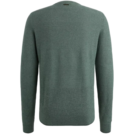 PME-Legend PME | Truien katoen | Trui met streeppatroon | Blauw | PKW2508305