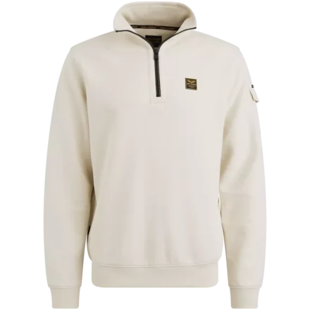 PME-Legend PME | Sweater | Trui met halve rits | Beige | PSW2508423