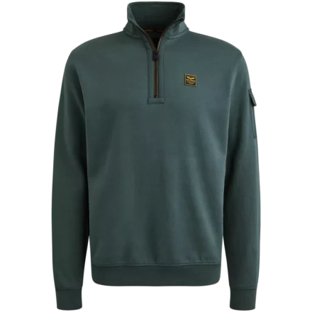 PME-Legend PME | Sweater | Trui met halve rits | Blauw | PSW2508423