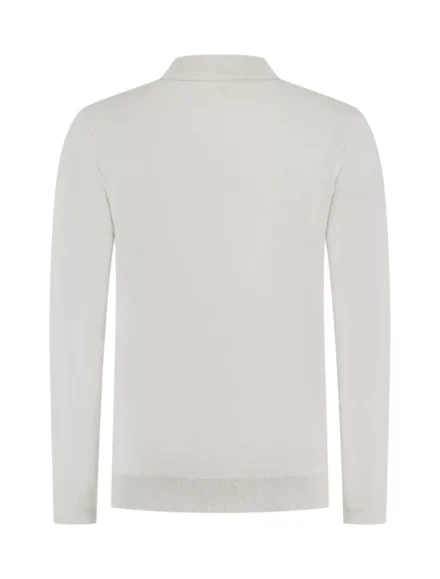 Pure Path Pure Path | Polo lange mouw | Braided Structure Knit | Kit | 25030804