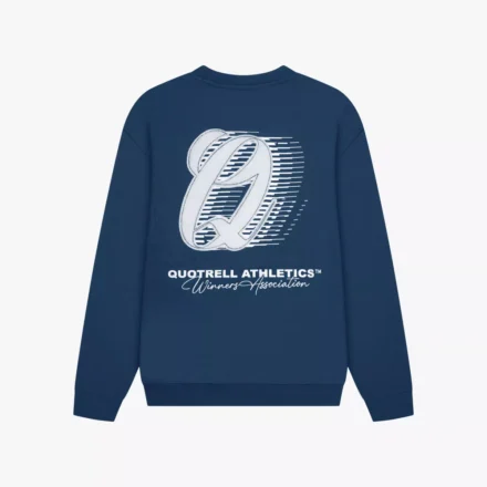 Quotrell Quotrell | Sweats | Blauw | athletics crewneck