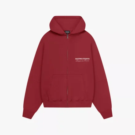Quotrell Quotrell | Sweats overig | Rood | studios zip hoodie