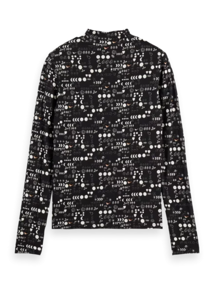 Scotch & Soda Scotch & Soda | T-shirt lm | Zwart | U9B00884T