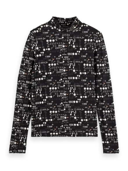 Scotch & Soda Scotch & Soda | T-shirt lm | Zwart | U9B00884T