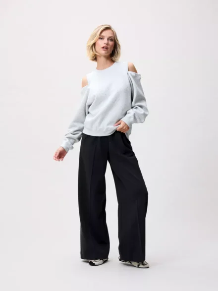 Catwalk Junkie Catwalk Junkie | Sweater | Grijs | strass sweater