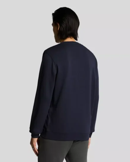 Lyle & Scott Lyle & Scott | Sweats overig | Blauw | Superfine Crew Neck Sweatshirt