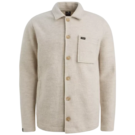 Vanguard Vanguard | Shirt Jacket van een wolblend | Beige | vkc2510367