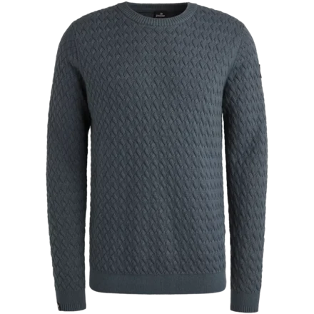 Vanguard Vanguard | Trui van katoen/ wolblend | Blauw | VKW2509324