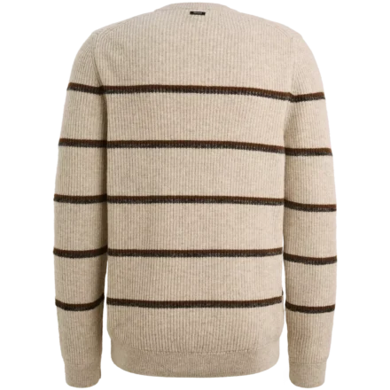 Vanguard Vanguard | Trui met streeppatroon | Beige | VKW2510336