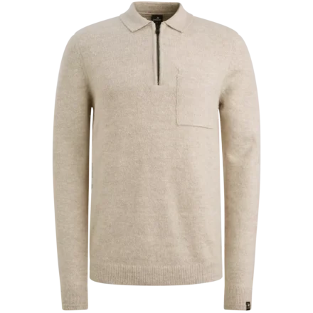 Vanguard Vanguard | Trui met halve rits | Beige | VKW2510339