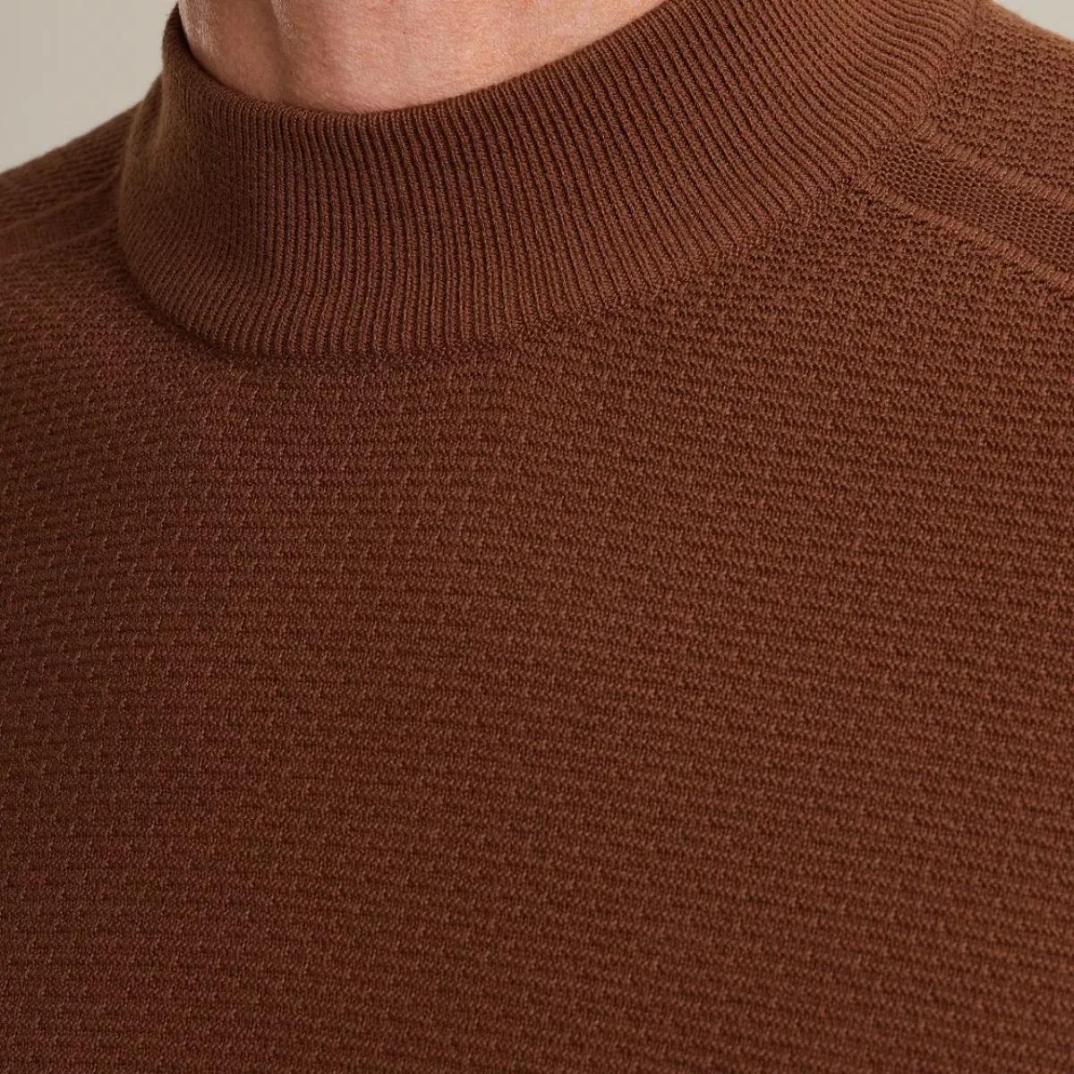 Vanguard | Trui met Mockneck | Bruin | VKW2510340 4 Vanguard Vanguard | Trui met Mockneck | Bruin | VKW2510340
