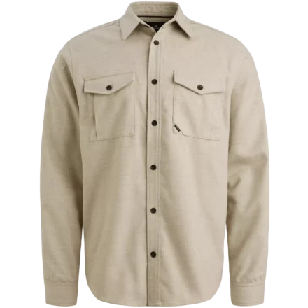 Vanguard Vanguard | Overshirt met wollen look | Beige | vsi2510255