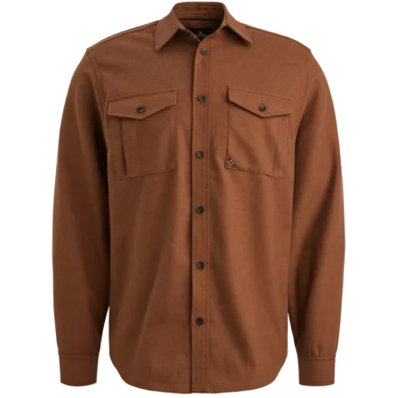 Vanguard Vanguard | Overshirt met wollen look | Bruin | vsi2510255