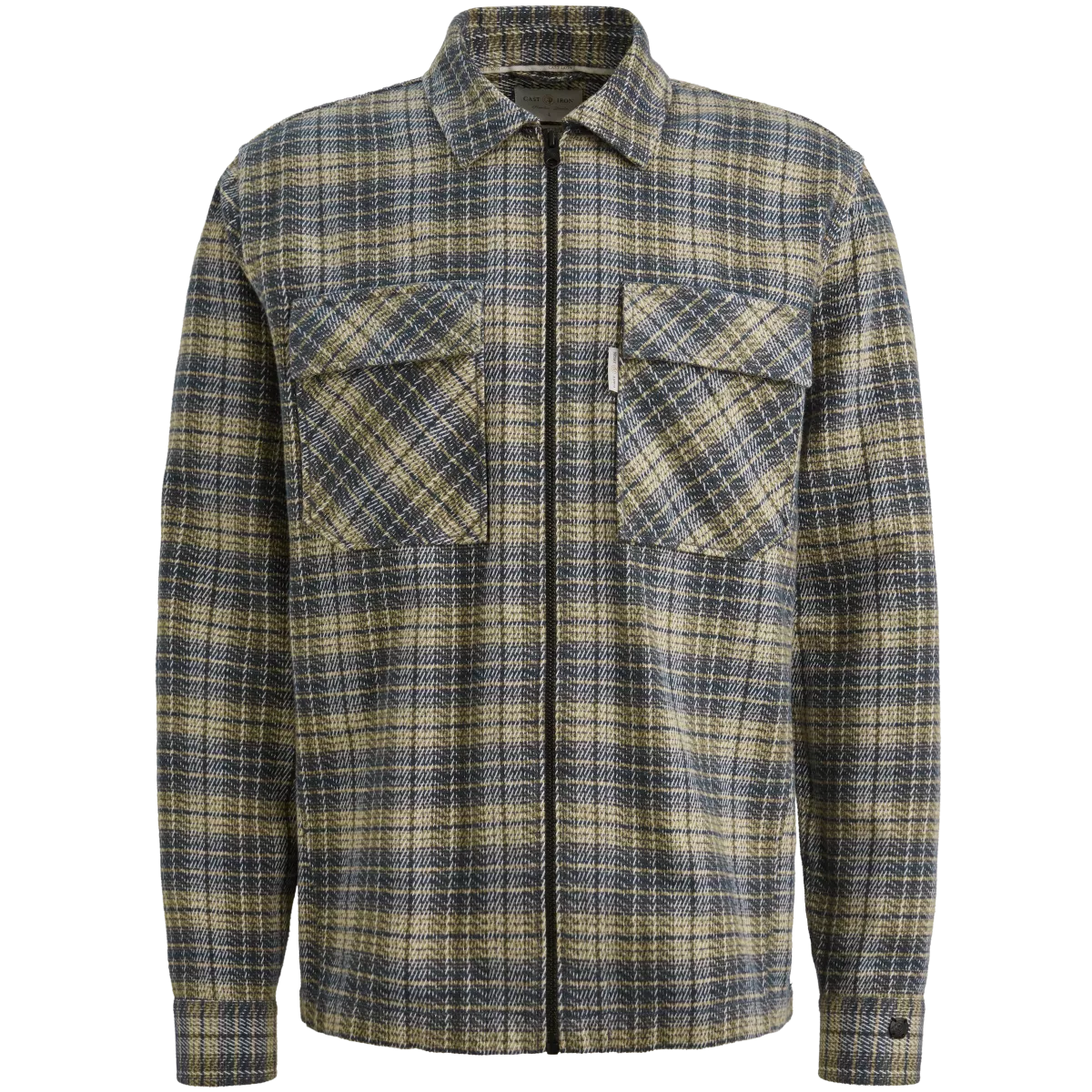 Cast Iron | Overshirt | Grijs/ blokje | CSI2511272 1 Cast Iron Cast Iron | Overshirt | Grijs/ blokje | CSI2511272