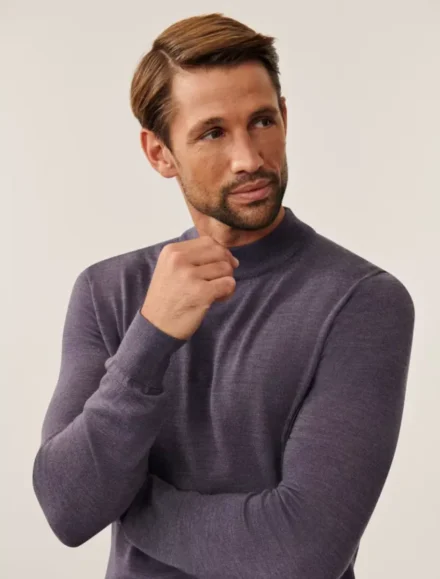 Cavallaro Cavallaro | Turtleneck | Paars | 118255003 | Saronno Turtleneck