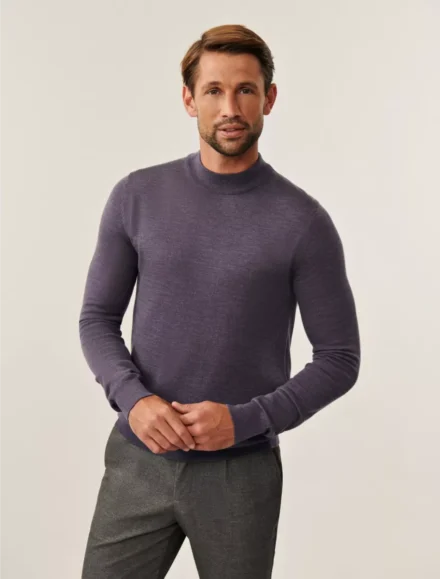 Cavallaro Cavallaro | Turtleneck | Paars | 118255003 | Saronno Turtleneck