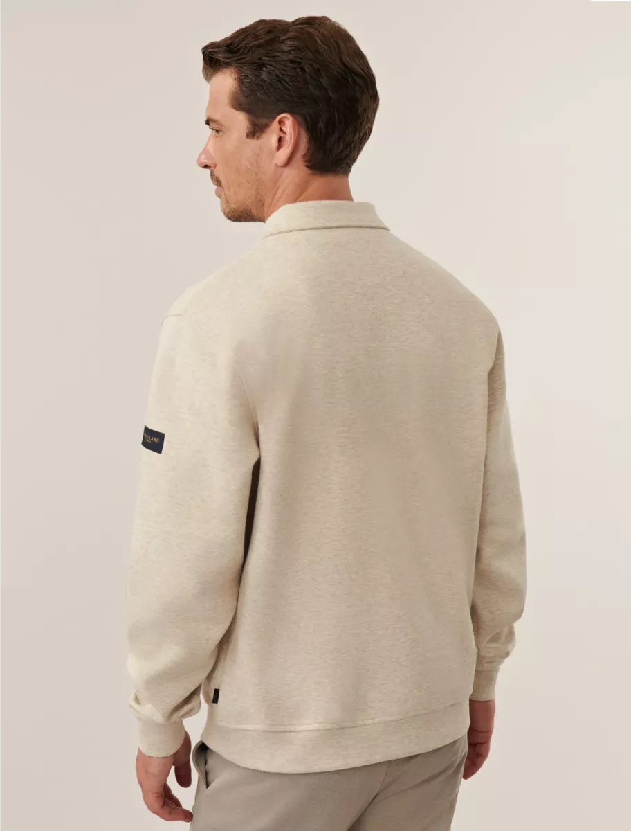 Cavallaro | Polo Sweater | Beige | 120255016 | Ricavo Polo Sweater 3 Cavallaro Cavallaro | Polo Sweater | Beige | 120255016 | Ricavo Polo Sweater