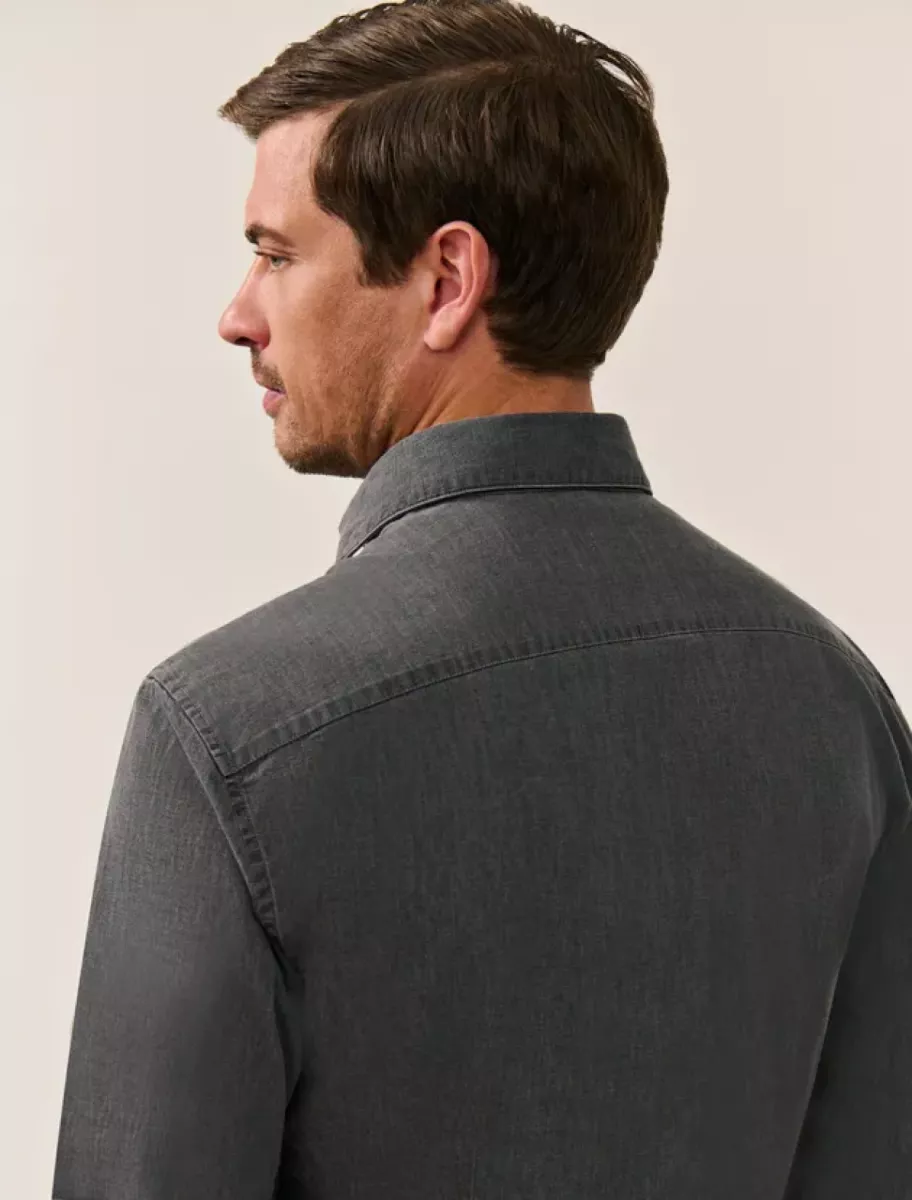 Cavallaro | Denim overhemd | Grijs | Denimo 6 Cavallaro Cavallaro | Denim overhemd | Grijs | Denimo