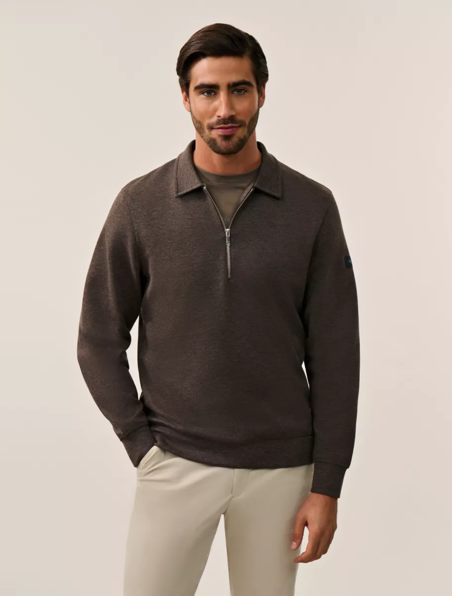 Cavallaro | Polo Sweater | Bruin | Ricavo Polo Sweater 2 Cavallaro Cavallaro | Polo Sweater | Bruin | Ricavo Polo Sweater