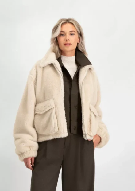 Circle of Trust Circle of Trust | Jas kort | Wit | Reese Jacket