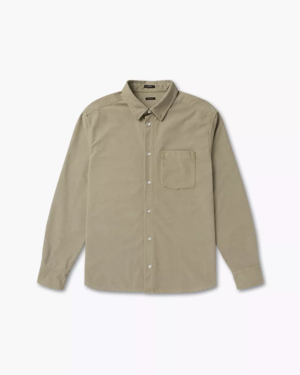 Denham | Overhemd lange mouw | Beige | Bridge Shirt 1 Denham Denham | Overhemd lange mouw | Beige | Bridge Shirt