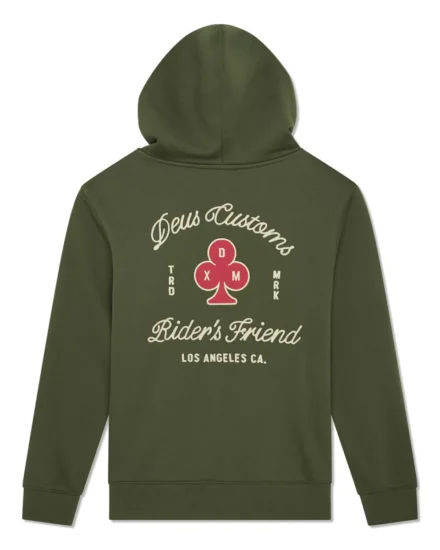 Deus Deus | Sweats overig | Groen | Basto Zip Hoodie