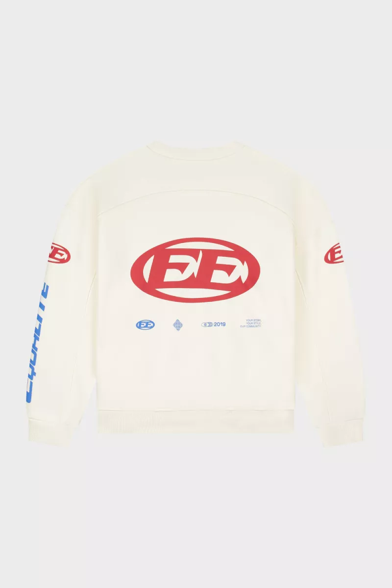 Equalité | Sweater | Wit | Arena Oversized Sweater 1 Equalité Equalité | Sweater | Wit | Arena Oversized Sweater