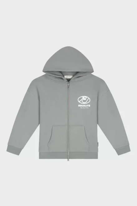 Equalité Equalité | Vest | Grijs | Arid Oversized Full Zip Hoodie