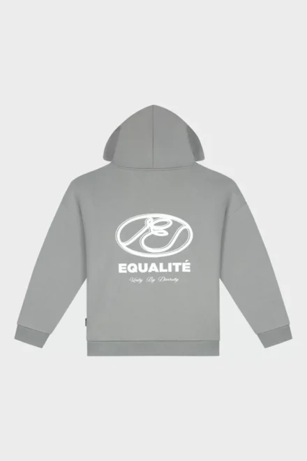 Equalité Equalité | Vest | Grijs | Arid Oversized Full Zip Hoodie