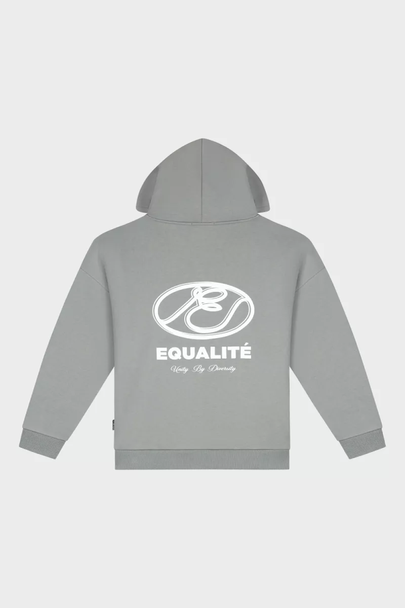 Equalité | Vest | Grijs | Arid Oversized Full Zip Hoodie 1 Equalité Equalité | Vest | Grijs | Arid Oversized Full Zip Hoodie
