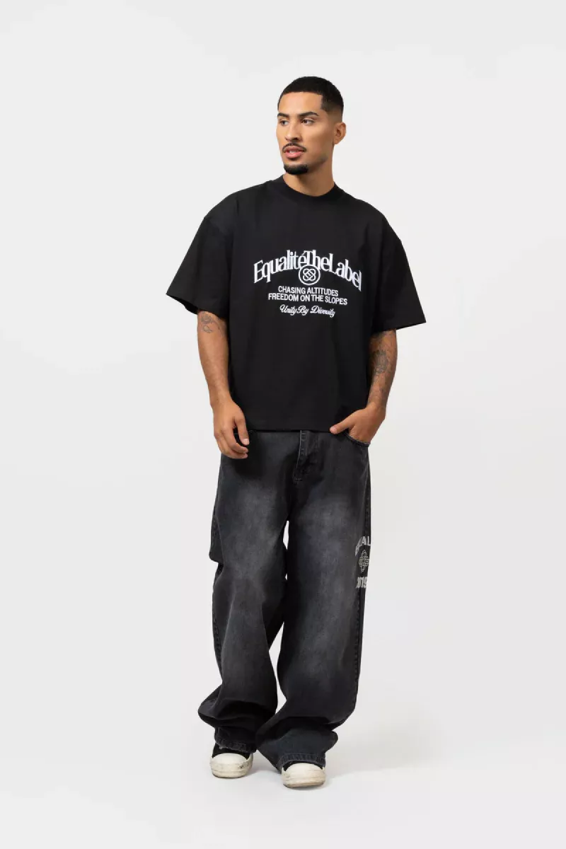 Equalité | T-shirts | Zwart | Jules Boxy Tee 3 Equalité Equalité | T-shirts | Zwart | Jules Boxy Tee