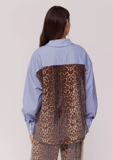 Harper and Yve Harper and Yve | Shirt lm katoen | Blauw | Yelena-LS