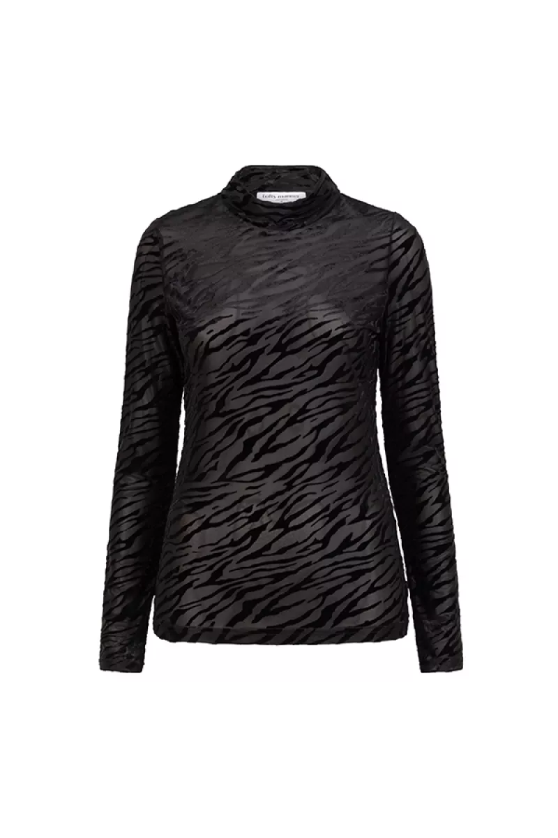 Lofty Manner | T-shirt lm | Zwart | Top Gaia 1 Lofty Manner Lofty Manner | T-shirt lm | Zwart | Top Gaia