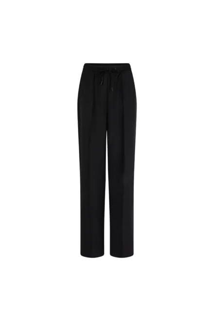 Lofty Manner Lofty Manner | Katoen stretch | Zwart | Trouser Ammelin
