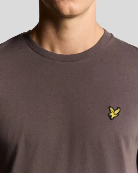 Lyle & Scott Lyle & Scott | T-shirt | Rood/bruin | Plain T-shirt