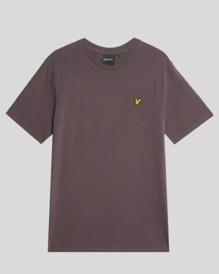 Lyle & Scott Lyle & Scott | T-shirt | Rood/bruin | Plain T-shirt