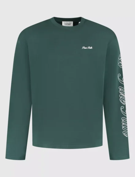 Pure Path Pure Path | Longsleeve | Groen | 25030121 | Essence of life