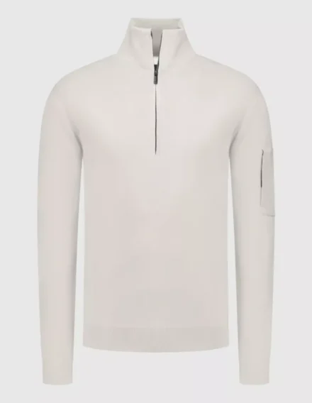 Saint Steve Saint Steve | Half Zip trui | Beige | 240904 | Axel