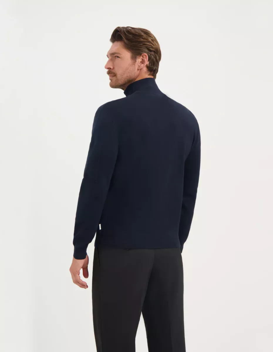 Saint Steve | Trui met Halfzip | Blauw | 240904 | Axel 3 Saint Steve Saint Steve | Trui met Halfzip | Blauw | 240904 | Axel