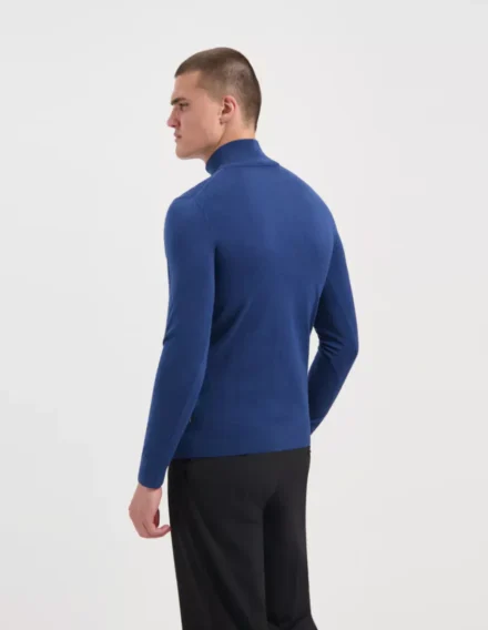 Saint Steve Saint Steve | Half Zip trui | Blauw | Cas