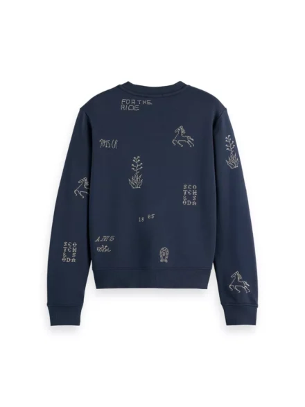 Scotch & Soda Scotch & Soda | Sweat | Blauw | U9E01112T