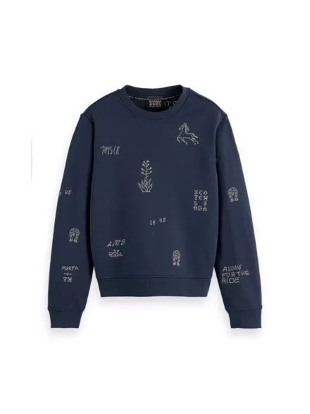 Scotch & Soda Scotch & Soda | Sweat | Blauw | U9E01112T