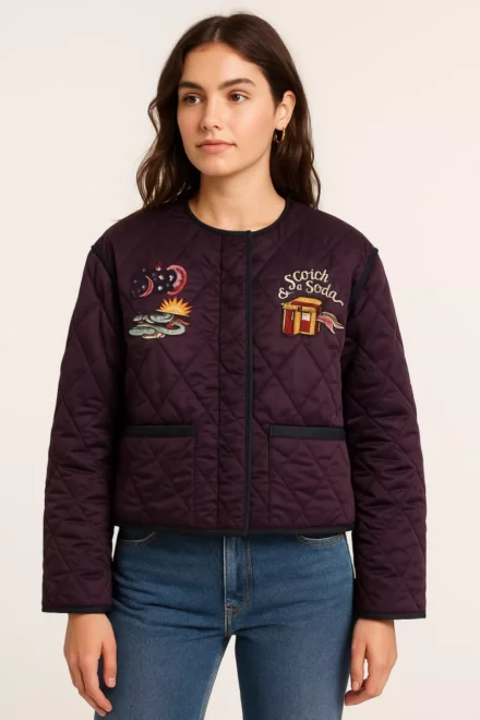 Scotch & Soda Scotch & Soda | Jas kort | Paars | U9G01141T