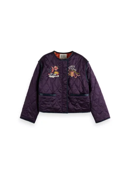 Scotch & Soda Scotch & Soda | Jas kort | Paars | U9G01141T