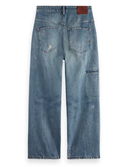 Scotch & Soda Scotch & Soda The Deep Loose Jeans – Vintage Look | Blauw | ULM00846B