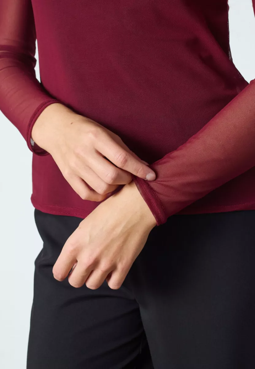 sisters point | Mesh Top | Bordeaux | New Gani-22 3 sisters point sisters point | Mesh Top | Bordeaux | New Gani-22