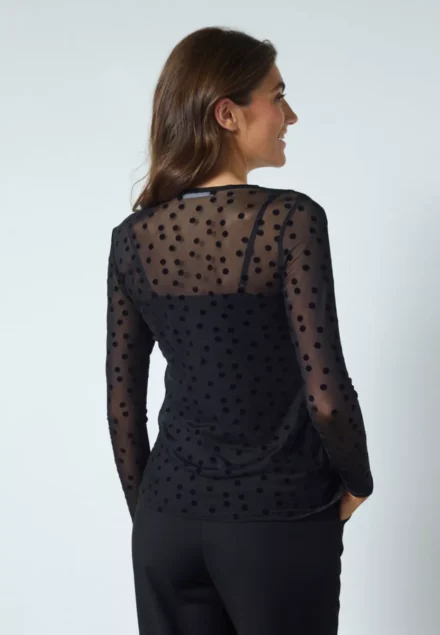 sisters point sisters point | Mesh Top | Zwart | New Gani-23