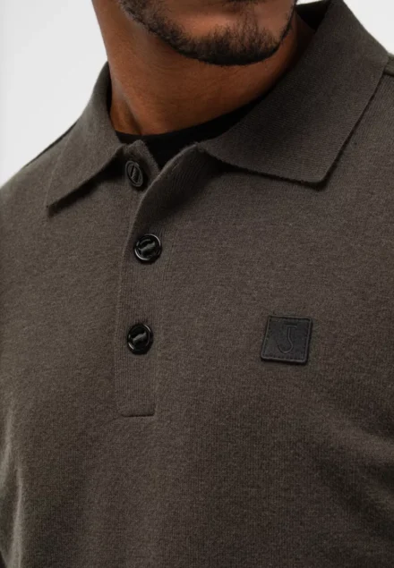 butcher of blue butcher of blue | Polo lange mouw | Bruin | Clifden Polo