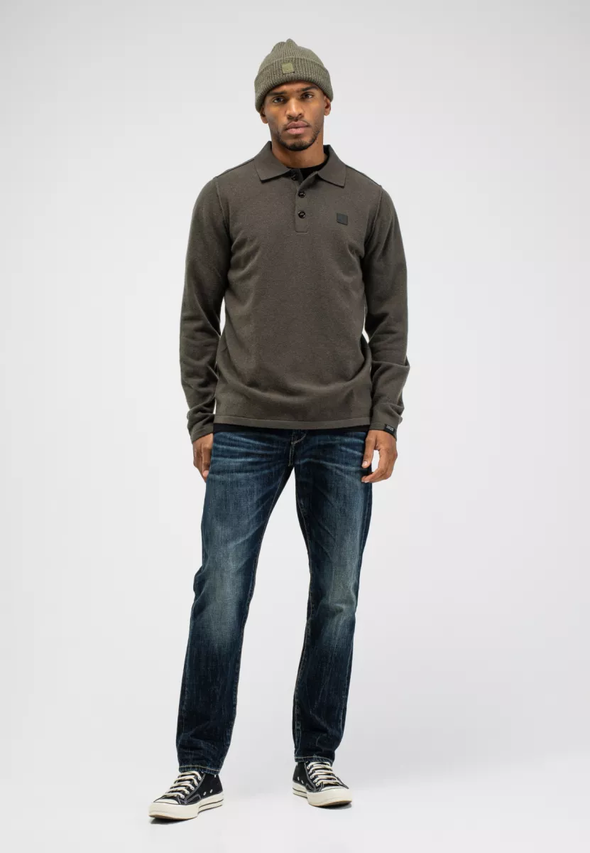 butcher of blue | Polo lange mouw | Bruin | Clifden Polo 3 butcher of blue butcher of blue | Polo lange mouw | Bruin | Clifden Polo