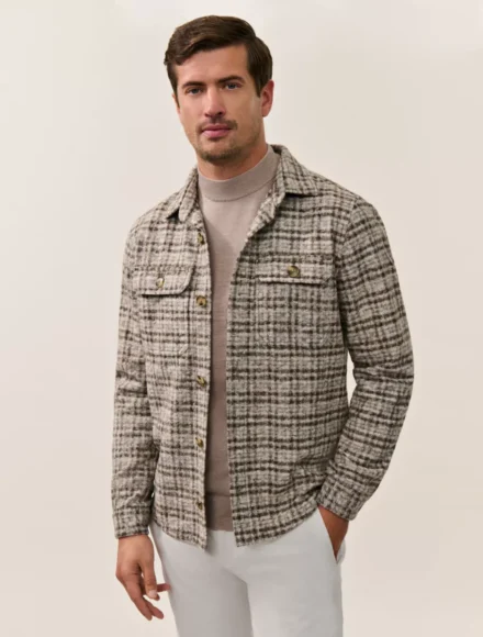 Cavallaro Cavallaro | Overshirt Fabrio | Bruin | 123255018